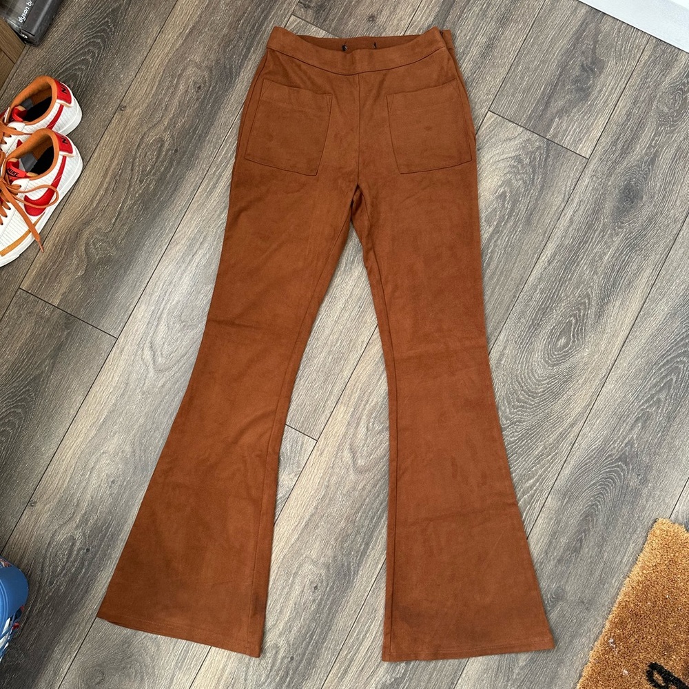 Brown High Waisted Flare Pants • Size Small • 70’s style • Disco • Western